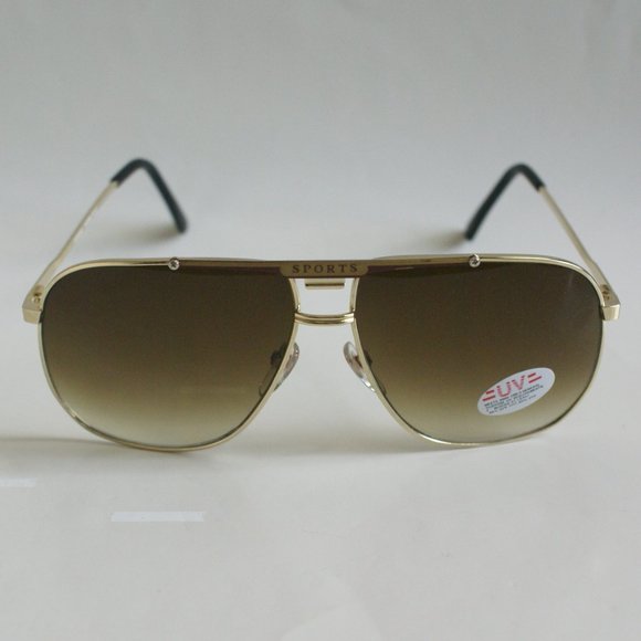 NWT TruVintage Classic"Sports"logo Navigator style gradient smoke lens Sunglass - Picture 1 of 4